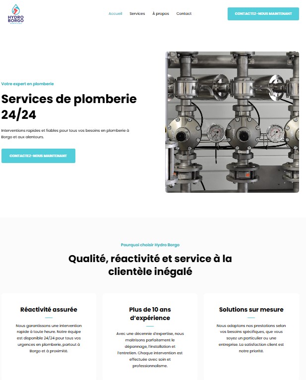 Exemple de Site Vitrine Standard